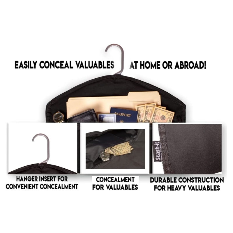 Móc Treo Tài Liệu / Trang Sức Có Túi Nội Thất Tiện Dụng