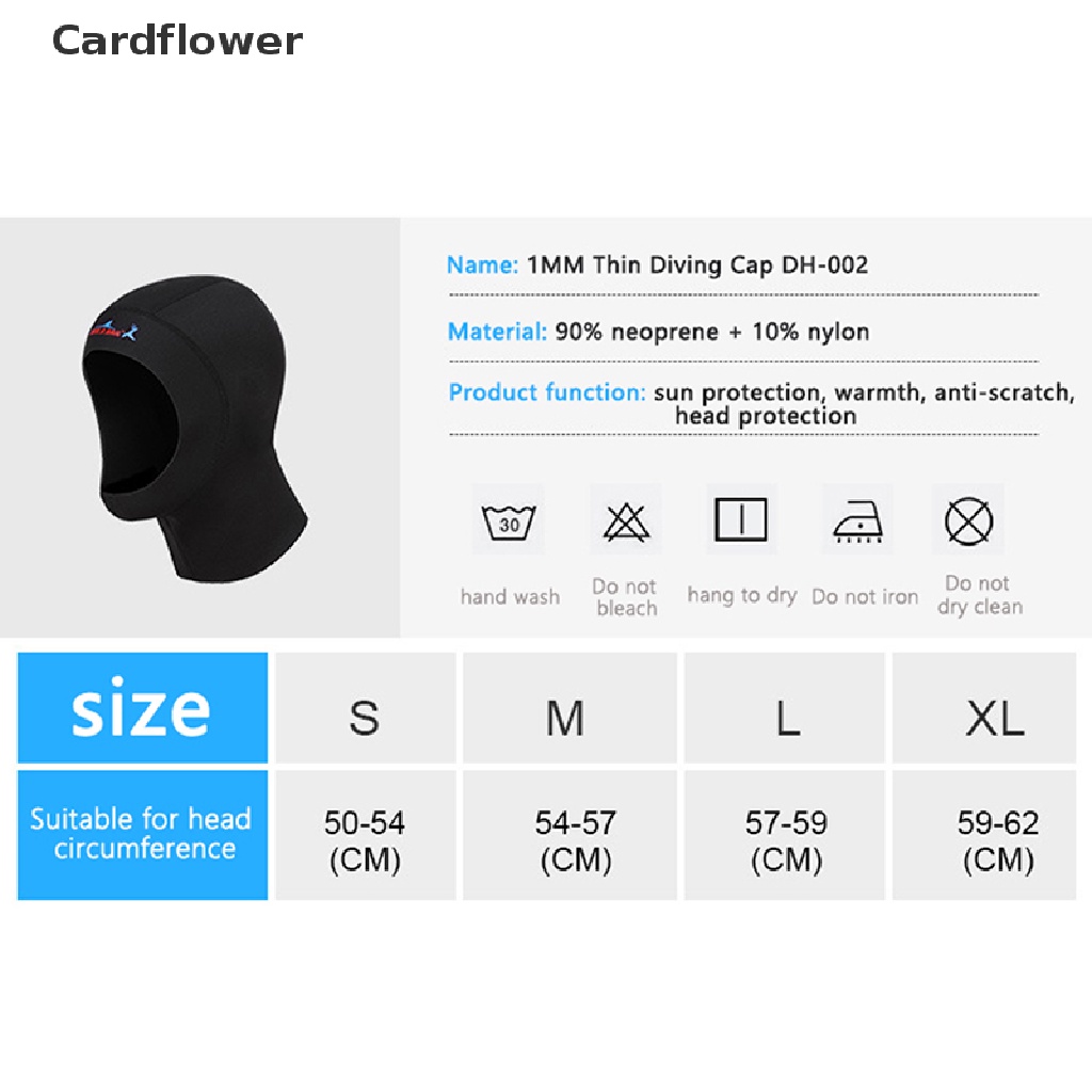 Mũ Bơi Lặn Bảo Vệ Vai &amp; Cổ 1mm