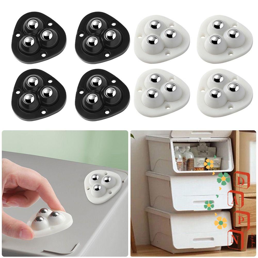 Bộ 4 Bánh Xe Lăn Bằng Inox Xoay 360 Độ Giảm Tiếng Ồn Thông Dụng Cho Gia Đình