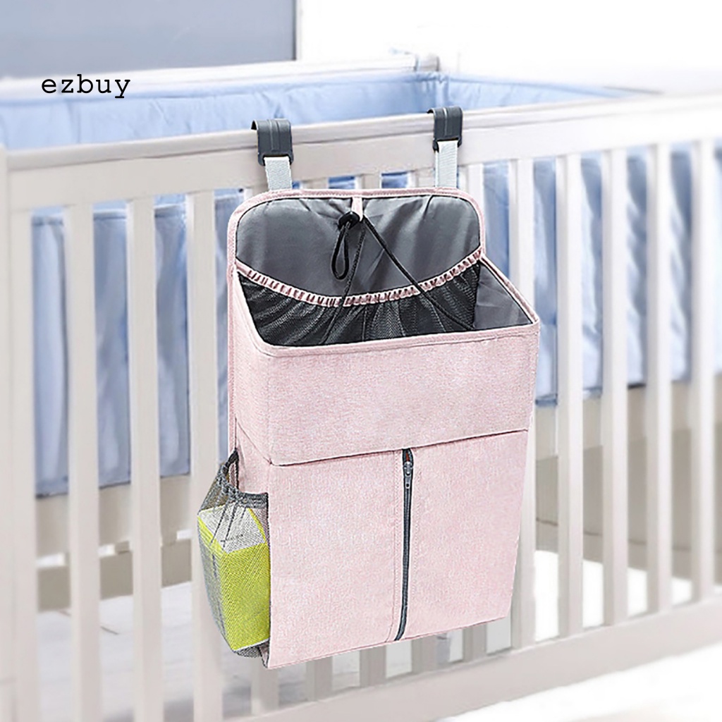 Túi Đựng Đồ Dùng Treo Cạnh Giường Em Bé Chống Thấm Nước Sức Chứa Lớn Tiện Dụng