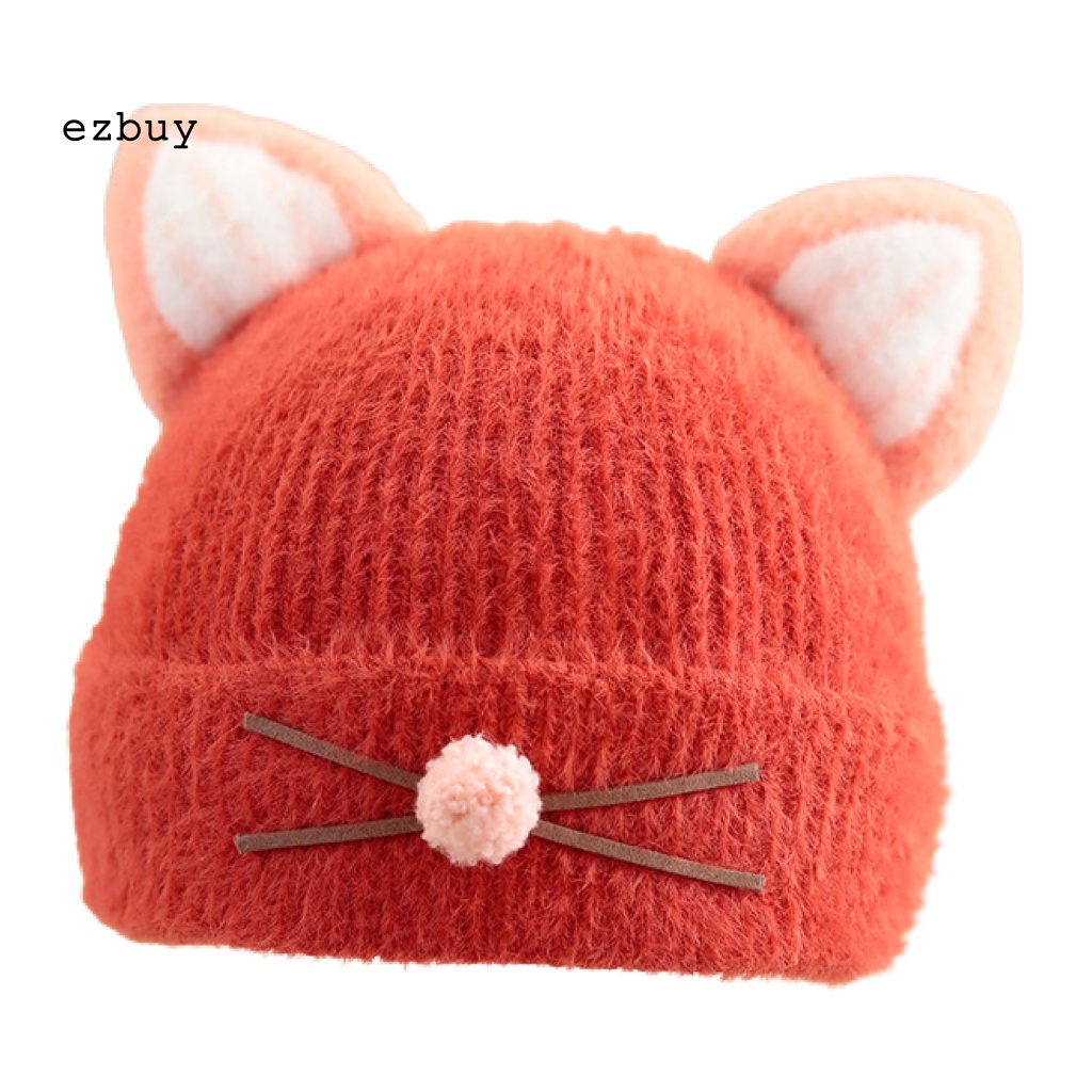 Mũ Cotton Giữ Ấm In Họa Tiết Hoạt Hình Thân Thiện Với Da Chống Mài Mòn Cho Bé Sơ Sinh