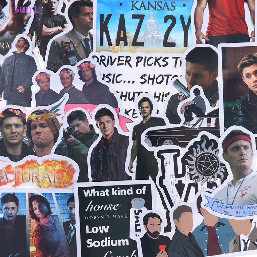 Set 50 Sticker Dán Trang Trí Đa Năng Tiện Dụng