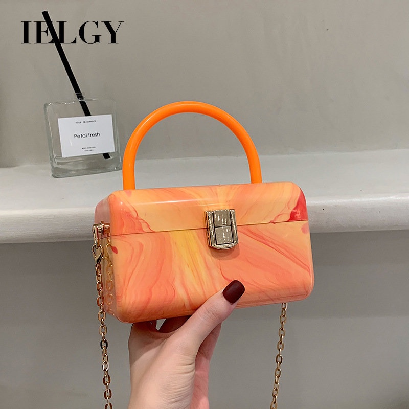 Túi Đeo Chéo Bằng Acrylic Màu Kẹo Ngọt Phong Cách Mới 2023