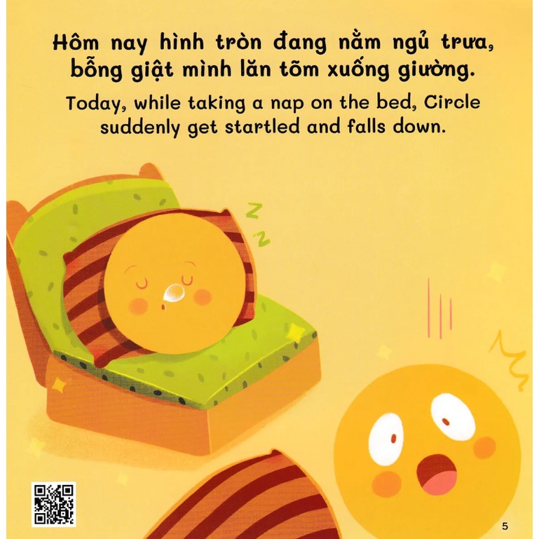 Sách Tủ Sách Ehon - Song Ngữ: Những Hình Khối Vui Vẻ