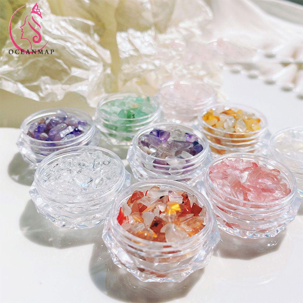 Hình Dán Móng Tay Nghệ Thuật OCEANMAP|Phụ Kiện Làm Trang Sức Thủ Công Sáng Bóng DIY|Phụ Kiện Trang Trí Móng Tay 3D Xinh Xắn