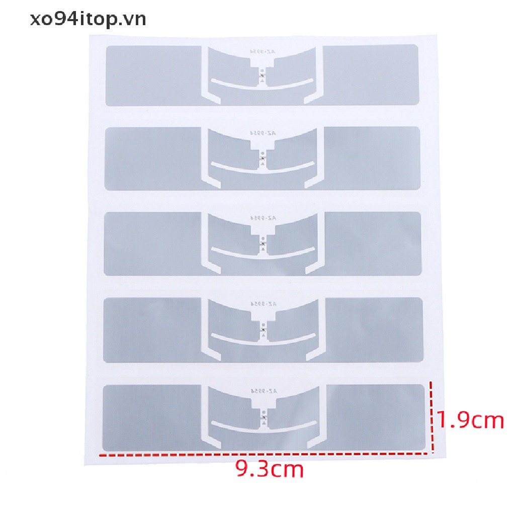 Bộ 5 Mẫu Thử 9954 Điều Khiển Từ Xa Tần Số Vô Tuyến UHF RFID Gắn Kính Chắn Gió Chống Xé Cho Xe Hơi
