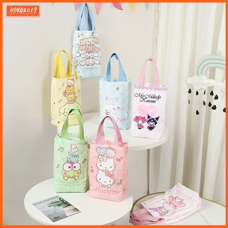 Túi Tote Đựng Bình Nước Giữ Nhiệt In Hoạt Hình Sanrio Nhật Bản Thân Thiện Với Môi Trường