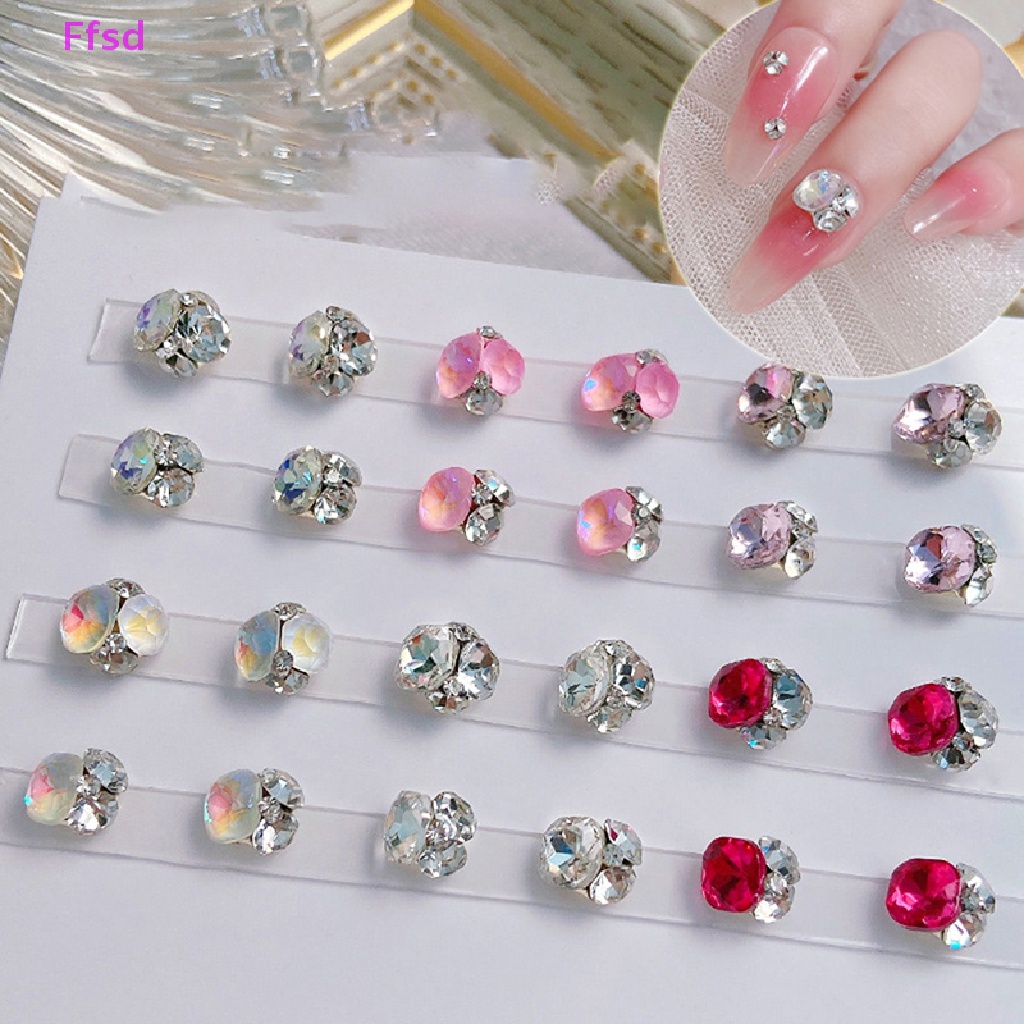 Đá 3D Hình Vuông Dùng Trang Trí Móng Tay Nghệ Thuật