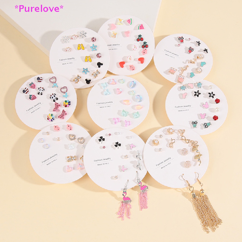 Đôi Bông Tai Hình Học Nhỏ Nhắn Thời Trang Hàn Quốc Dành Cho Nữ Mới