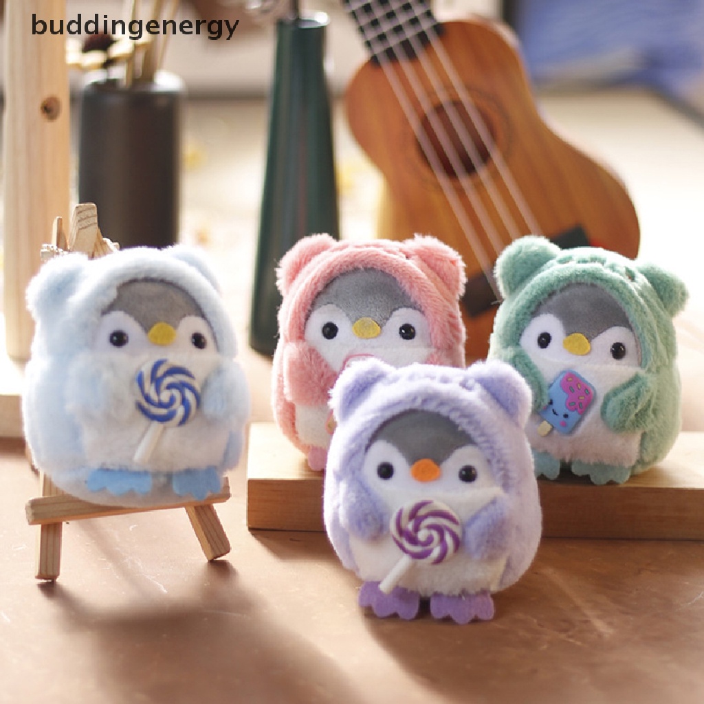 {BUDDI} Móc Khóa Đồ Chơi Búp Bê Nhồi Bông Chim Cánh Cụt Hoạt Hình Dễ Thương Làm Quà Tặng {BUDDI}