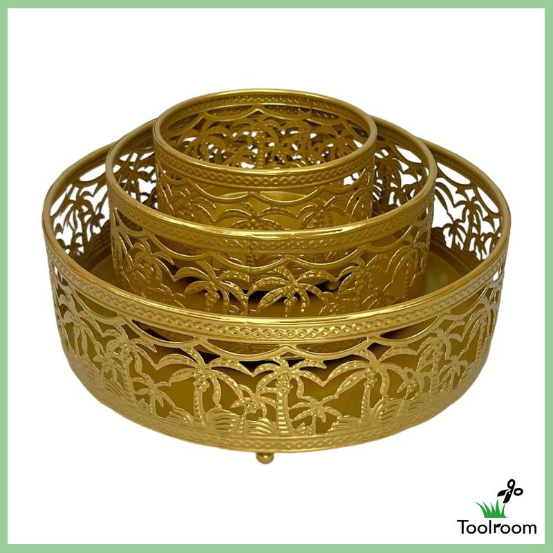 Set 3 Giá Đỡ Trưng Bày Bánh Cupcake Hình Tròn Cho Sự Kiện