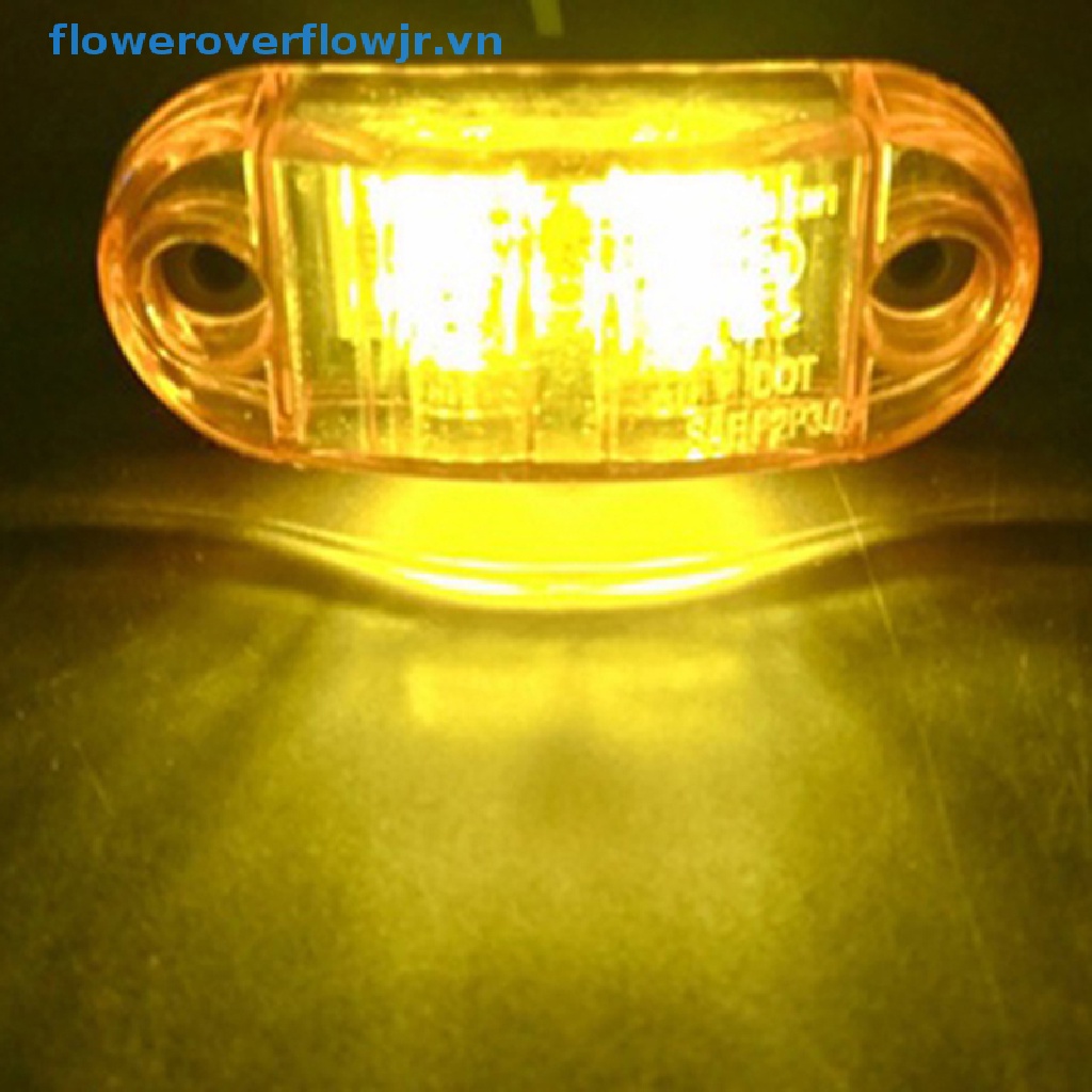1 Đèn LED Cảnh Báo 10V 30V Ánh Sáng Trắng / Vàng / Đỏ Dành Cho Xe Hơi / Xe Tải