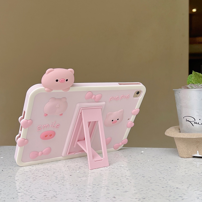 Ốp Máy Tính Bảng Chống Sốc Hình Bé Gái 3D Cho ipad mini air pro 1 2 3 4 5 6 7 8 9 10 9.7 10.2 10.5 10.9 11 12.9 2017 2018 2019 2020 2021 2022