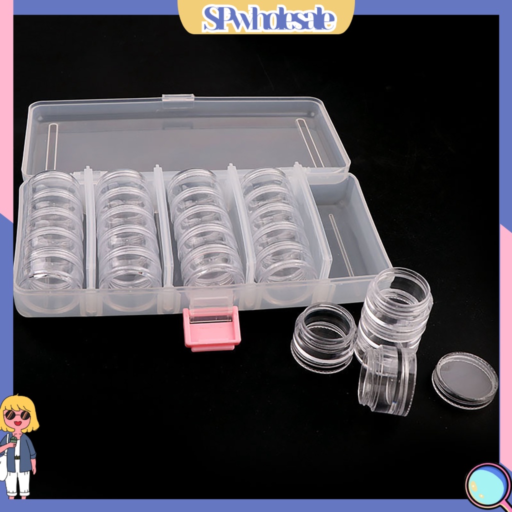 <SPwholesale> Hộp Đựng Trang Sức Chia 25 Ngăn Chống Bụi / Nước Tiện Dụng