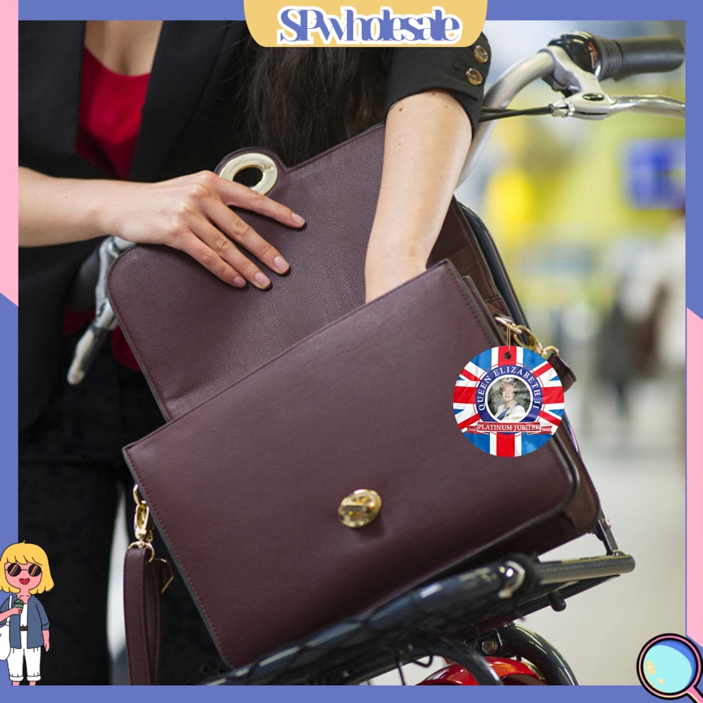 &lt;SPwholesale&gt; Móc Khóa In Huy Hiệu Nhiều Màu Sắc Làm Quà Kỷ Niệm Elizabeth-II