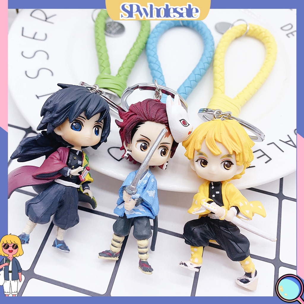 <SPwholesale> Móc Khóa Điện Thoại Hình Hoạt Hình Demon Slayer