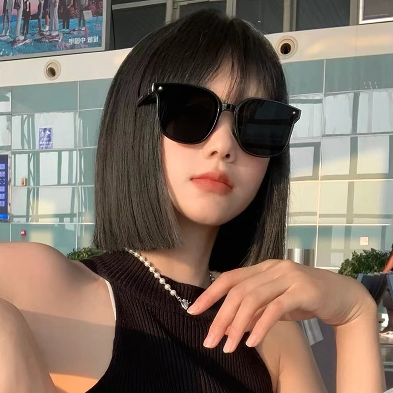 Kính Mát Phân Cực Mặt Vuông Dạng Gập Phong Cách Vintage Cho Nam Nữ