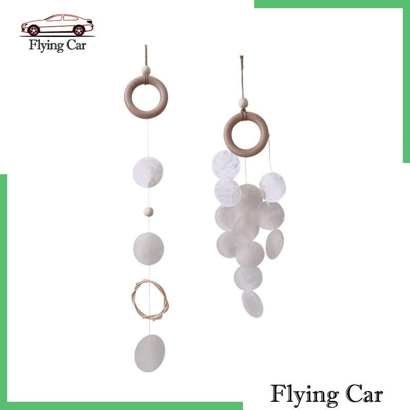 [Lzdjfmy2] Chuông Gió Vỏ Sò Thủ Công Dễ Thương Treo Nôi Em Bé Sân Vườn