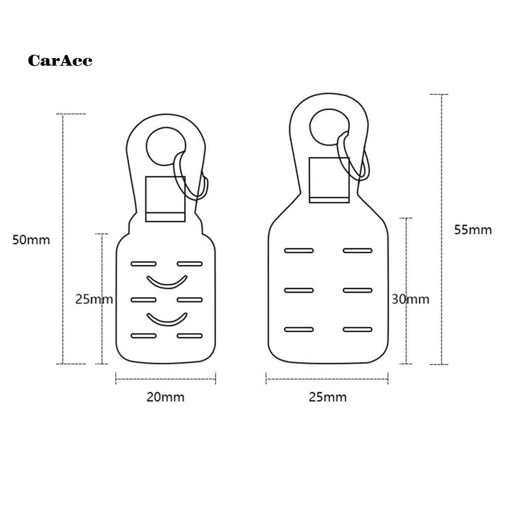 1 Bộ Túi Đựng Bảo Vệ Móc Câu Tôm Bằng Nhựa ABS Chống Rơi