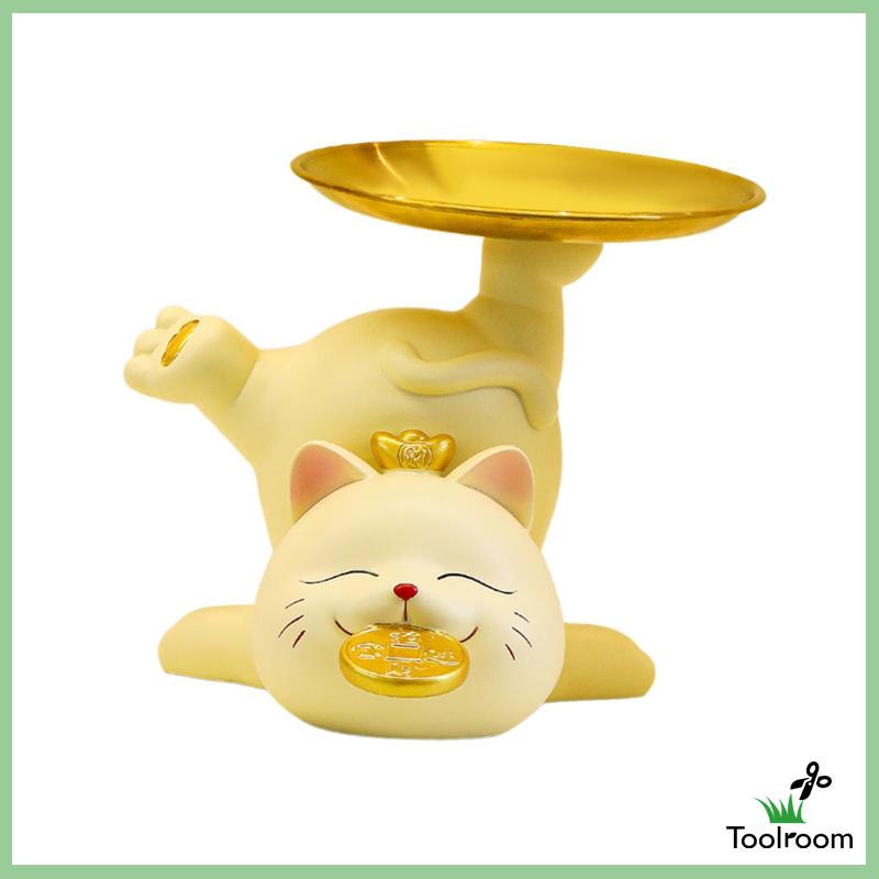 Giá Đỡ Chìa Khóa / Tượng Mèo Điêu Khắc Hiện Đại