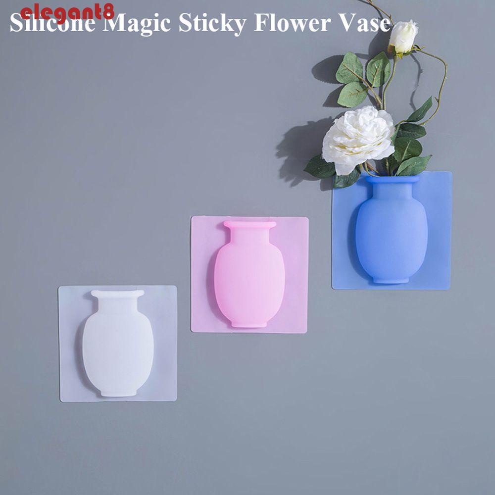 Lọ Hoa Bằng Cao Su Dạng Dính Ma Thuật DIY