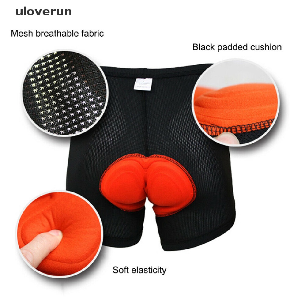 Quần Short Đạp Xe Leo Núi Có Đệm 3D uloverun Cho Nam