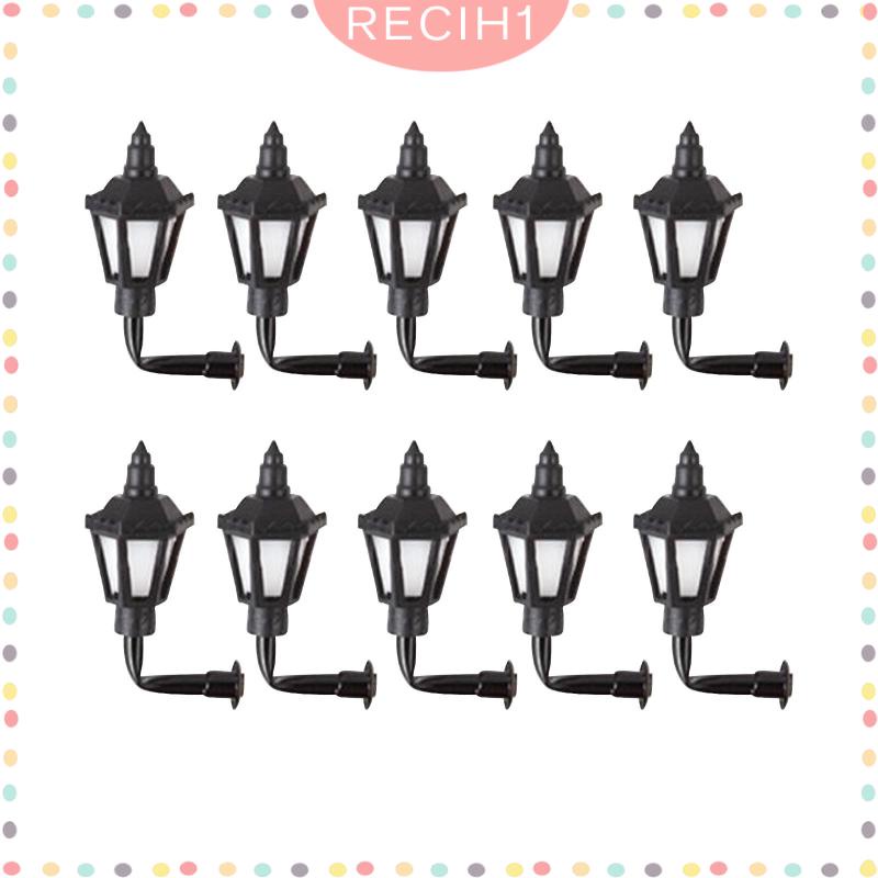 Set 10 Mô Hình Cân Đèn LED Mini Trang Trí Nhà Búp Bê / Lối Đi Độc Đáo