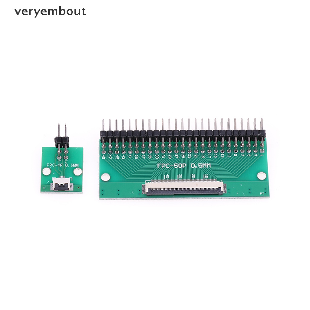1 Cái Bảng Mạch Kết Nối 4 Pin - 50 Pin 0.5mm FPC / FFC 0.5mm Đến 2.54mm n