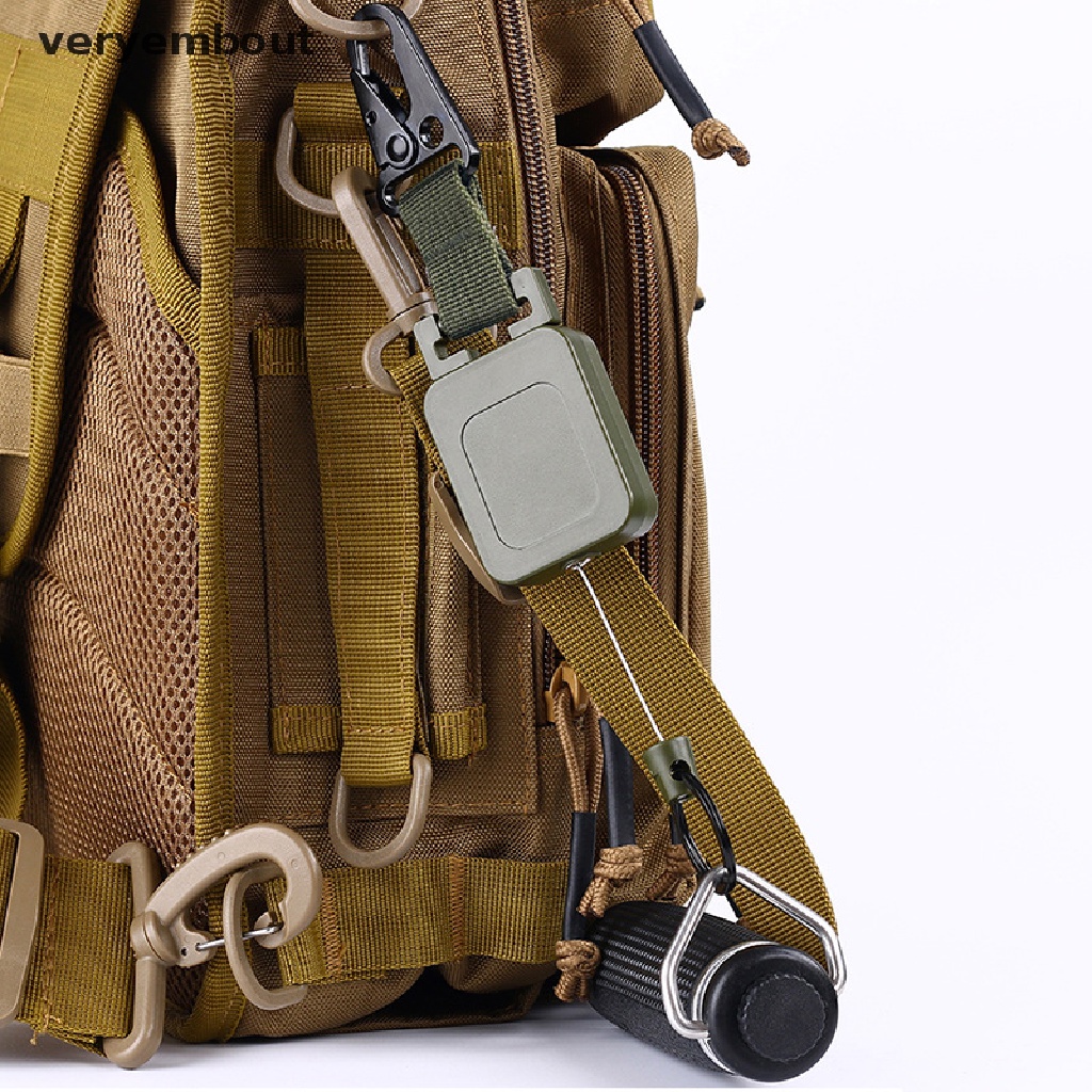 Móc Khóa Dây Thép Chất Lượng Cao Đa Năng Có Thể Thu Gọn Dùng Khi Câu Cá / Leo Núi