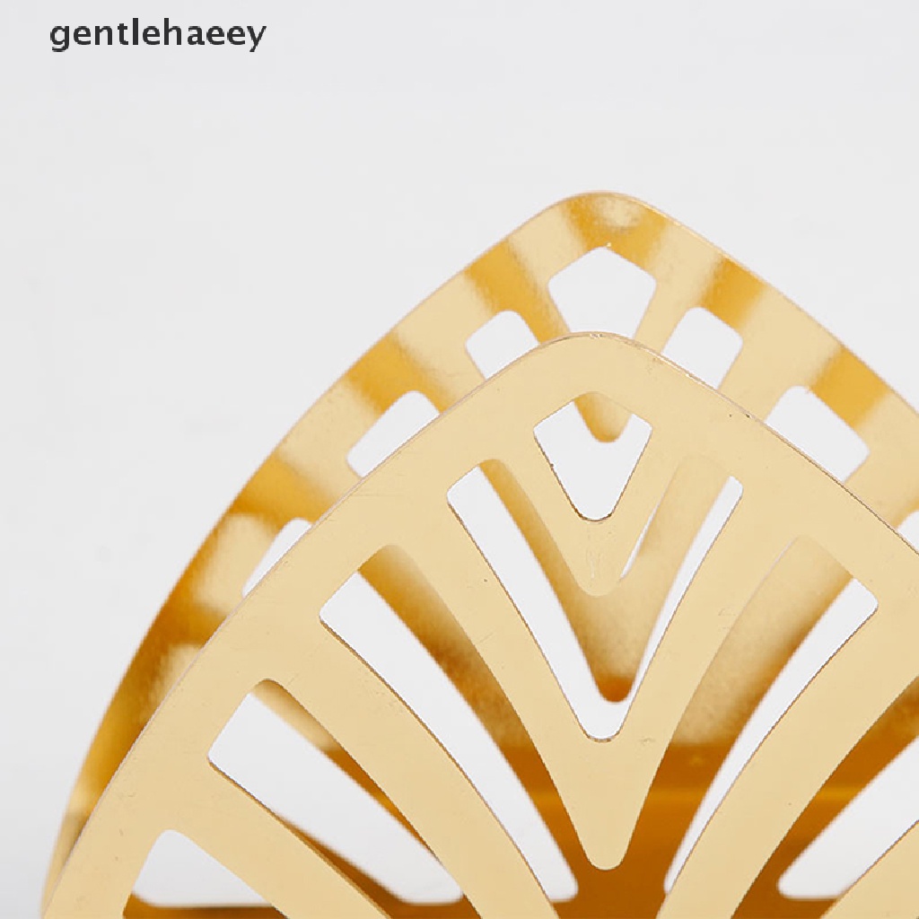 Giá Đỡ Khăn Ăn Hình Vuông Bằng Thép Không Gỉ Mạ Vàng Sáng Tạo