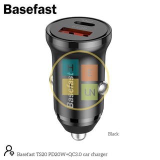Tẩu sạc ô tô PD20W và QC3.0 Basefast TS20 - Hàng chính hãng