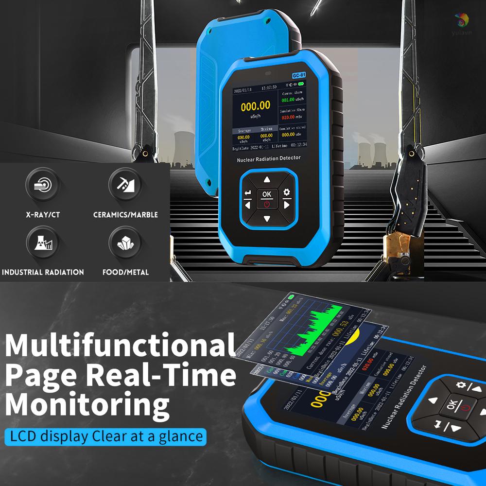 Máy Dò Bức Xạ Điện Từ FNIRSI Đa Năng Có Màn Hình LCD