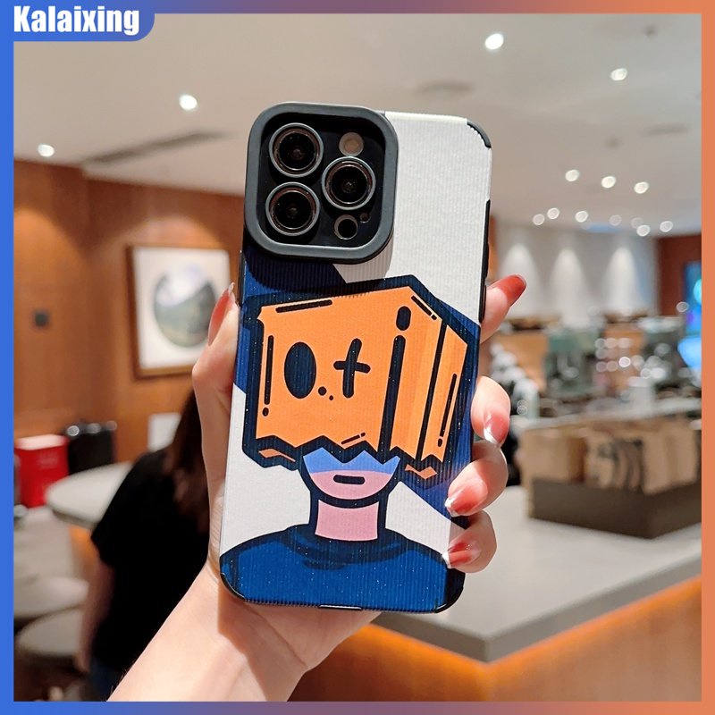 Ốp Điện Thoại Da Mềm Họa Tiết Cậu Bé Hoạt Hình Cho IPhone 14 13 12 11 Pro Max Xs Max Xr X Xs 7 8 Plus 14 Plus