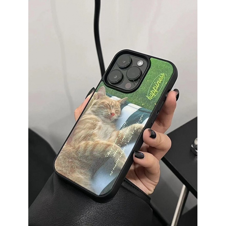 Ốp Điện Thoại Mềm Chống Rơi Hình Mèo Đang Ngủ Cho Iphone 14promax 13 13promax 12 11 7 / 8Plus Xsmax 6S