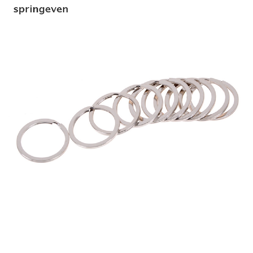 Bộ 10 Vòng Kim Loại Gắn Chìa Khóa 1.5 * 25mm
