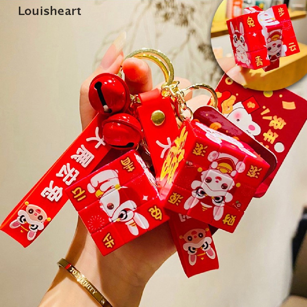 Móc Khóa Hình Chú Chó Shiba Inu Lập Phương Louisheart Mini Dễ Thương Dùng Làm Đạo Cụ Chụp Ảnh Ba Lô / Dây Chuyền Thời Trang Cho