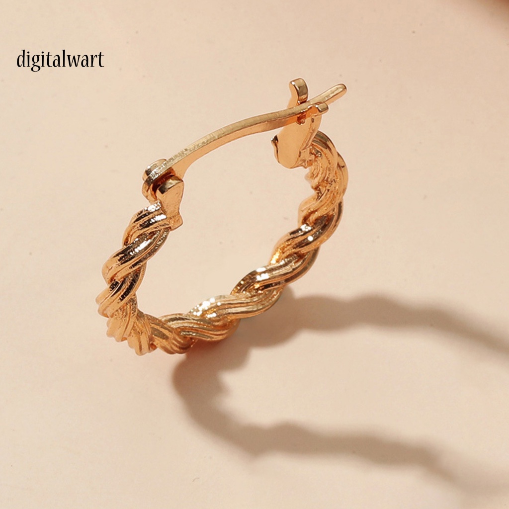 Kỹ Thuật Số| 1 Đôi Bông Tai Thiết Kế Dạng Vòng Xoắn Phong Cách Cổ Điển Cho Nữ