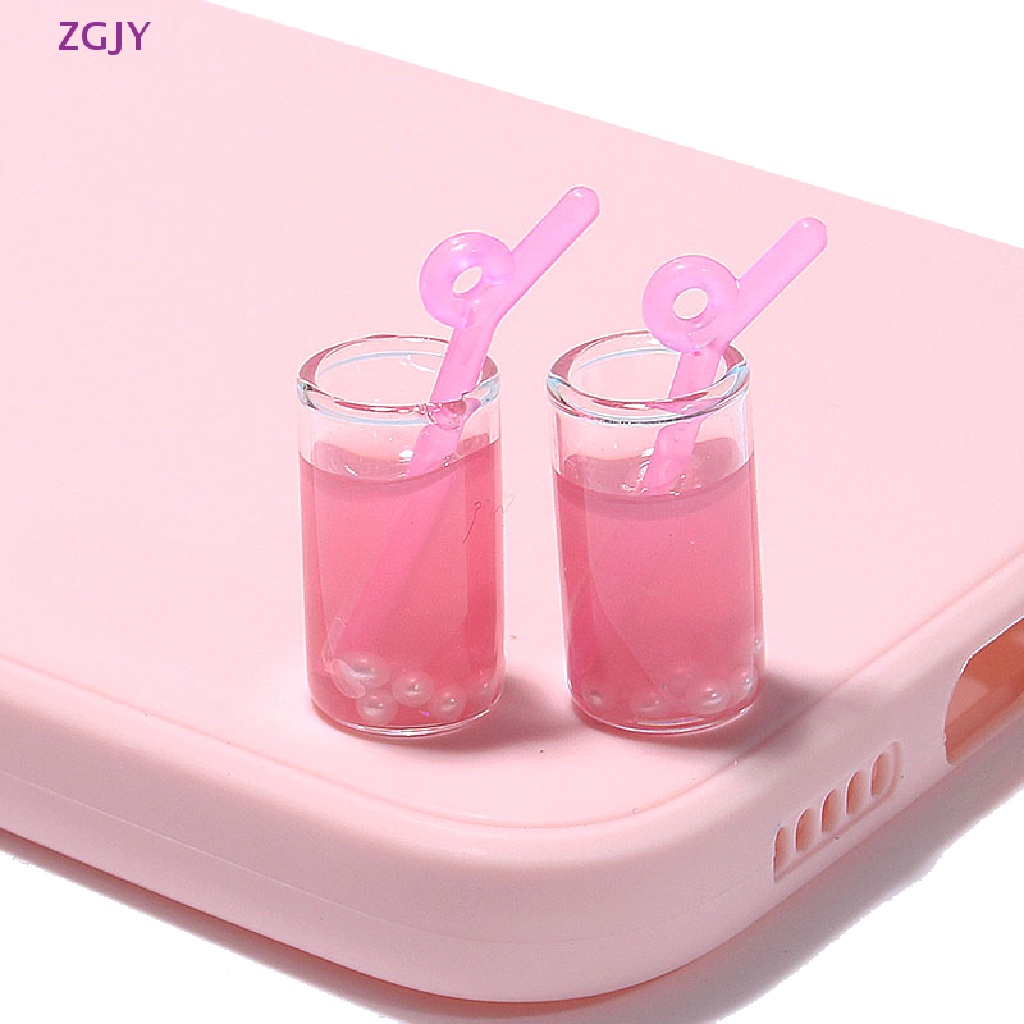 Set 10 Ly Nước Ép Trái Cây Mini Tỉ Lệ 1: 12 Cho Nhà Búp Bê Mới