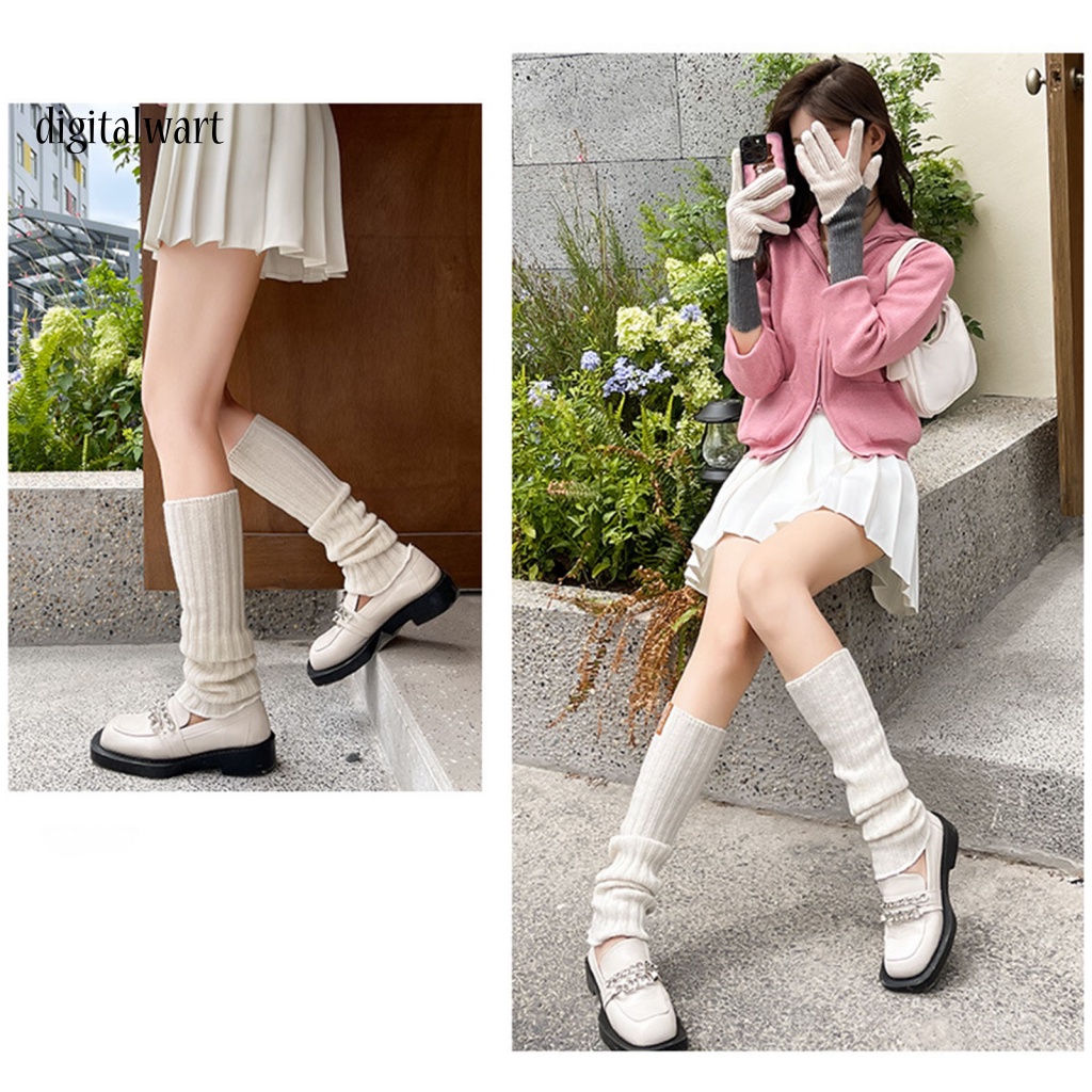 Kỹ Thuật Số| 1 Đôi Tất Cotton Dài Giữ Ấm Siêu Co Giãn Thoải Mái Cho Nữ Mặc Hàng Ngày