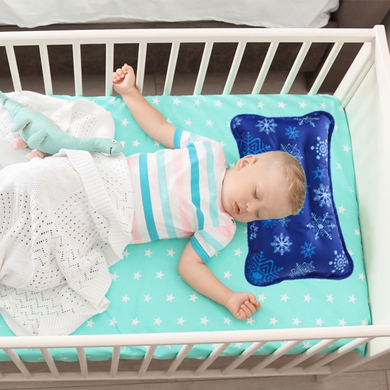 Gối Nước Bơm Hơi Làm Mát Tiện Dụng Cho Bé Vào Mùa Hè
