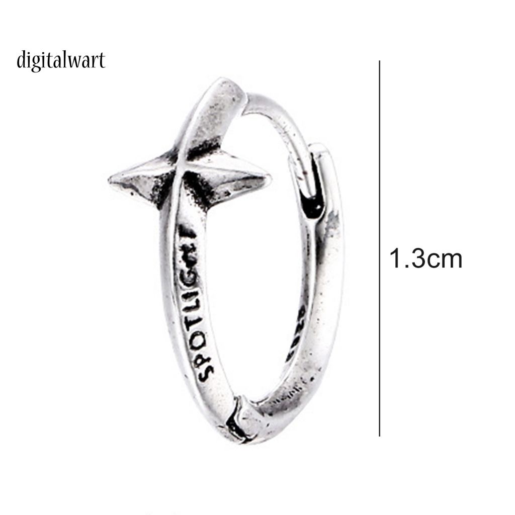 Kỹ Thuật Số| 1 Bông Tai Hình Chữ Thập Phong Cách Vintage Bắt Mắt Cho Nữ