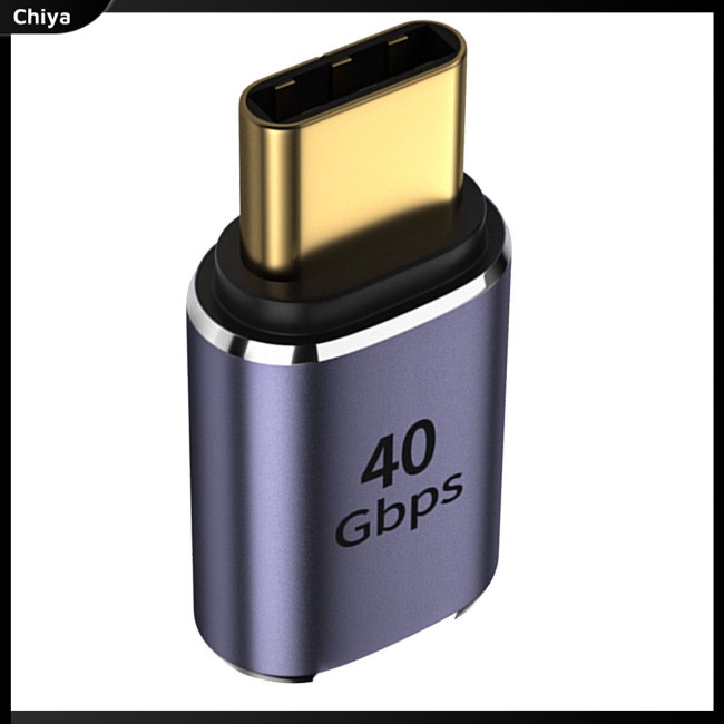 Đầu Nối Chuyển Đổi Type-C 4.0 Male Sang C Female 40gbps Pd100w Sạc Nhanh Cho Thunderbolt 4