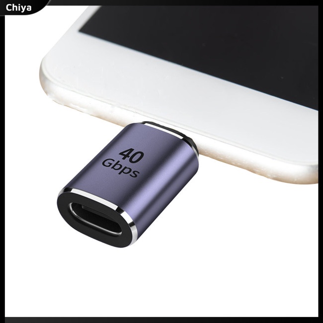 Đầu Nối Chuyển Đổi Type-C 4.0 Male Sang C Female 40gbps Pd100w Sạc Nhanh Cho Thunderbolt 4