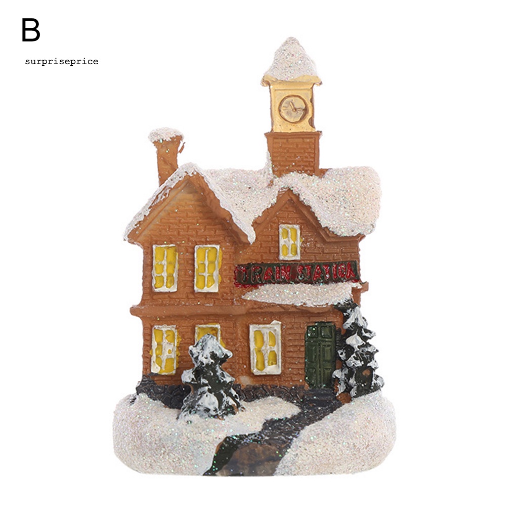 Phụ Kiện Trang Trí Giáng Sinh Bằng Resin Chống Vỡ Phong Cách Châu Âu