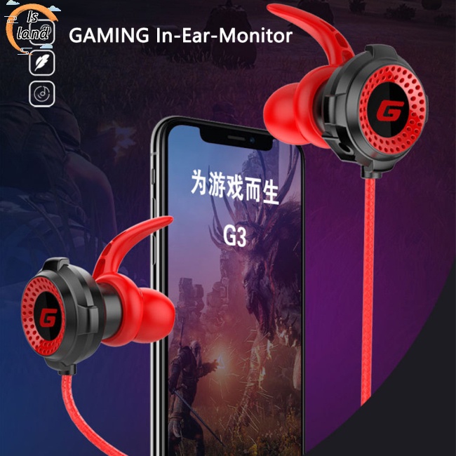 Tai Nghe Nhét Tai Jack 3.5mm Có Micro Thiết Kế Nhỏ Gọn Tiện Dụng Cho Iphone Huawei