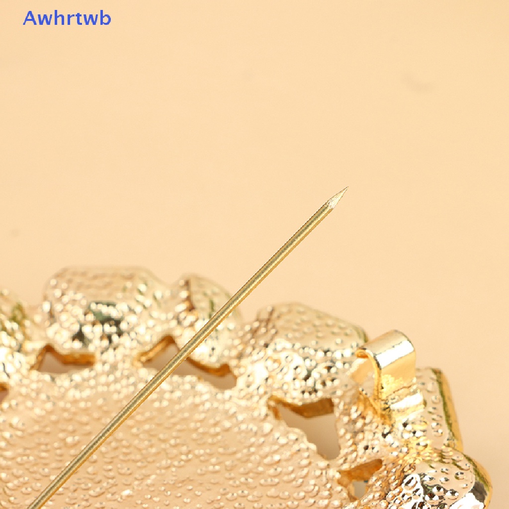 Ghim Cài Áo Hình Oval Đính Đá Thời Trang Cho Nữ Mới