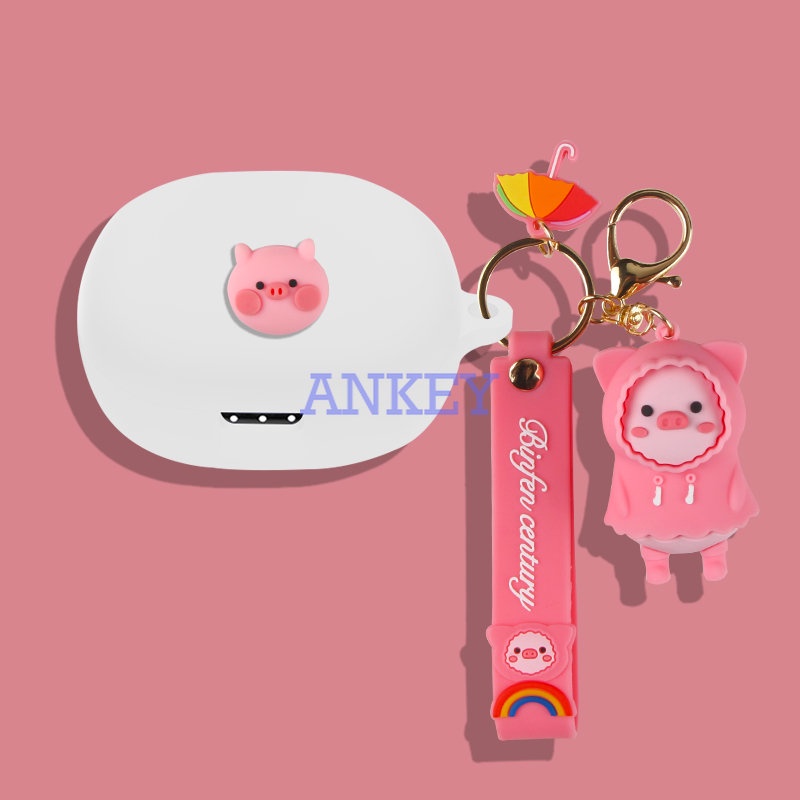 Anker Soundcore Life Note 3s / Note 3 / Note E Earphone Silicone Case Earbuds Black Pikachu Waterproof Shockproof Soft Protective Headphone Cover Headset Skin with Hook