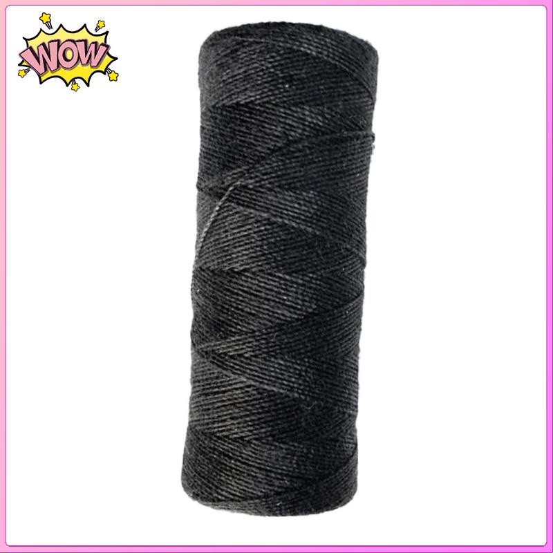 Cuộn Chỉ Polyester Màu Đen Chuyên Dụng Cho Nối Tóc