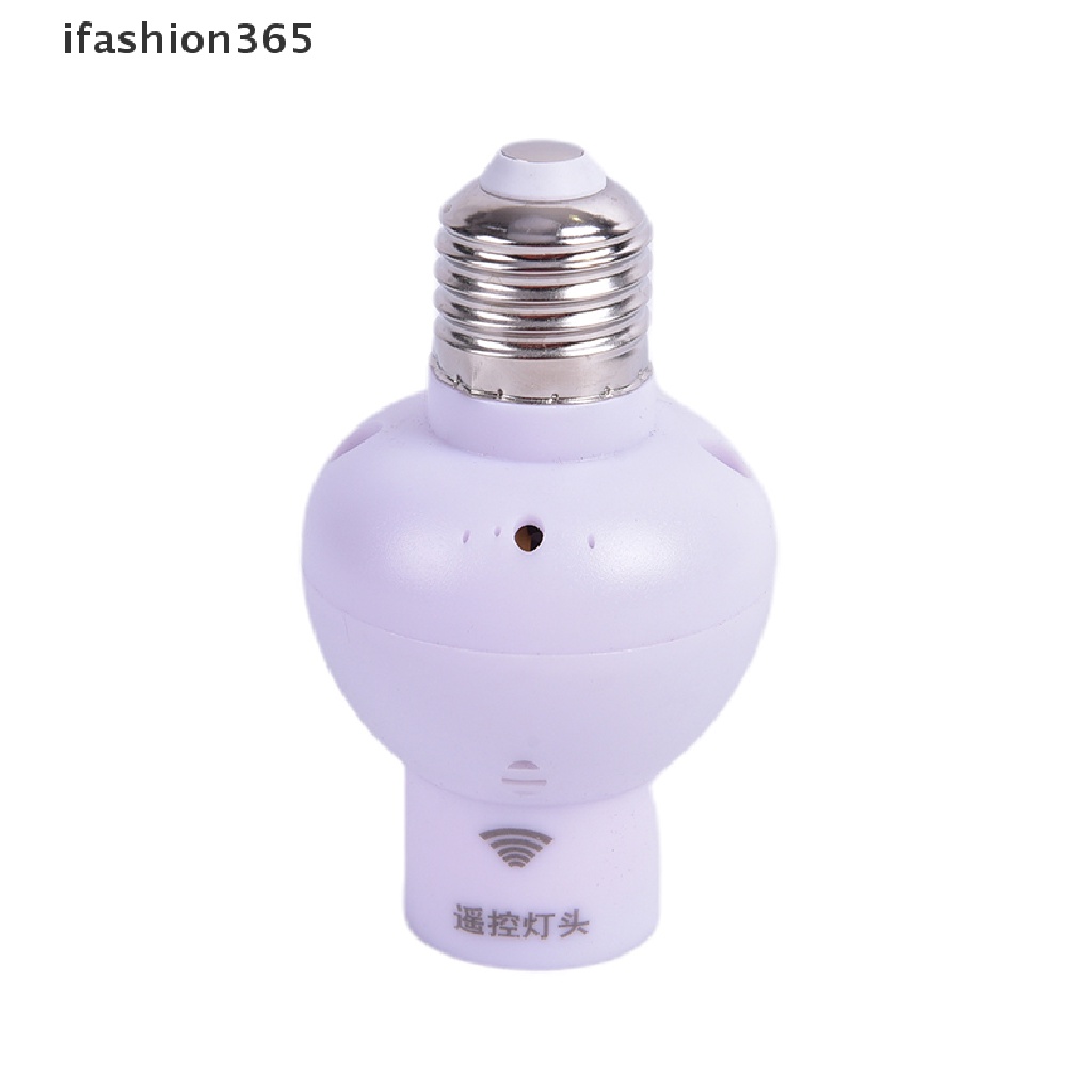 Chuôi Bóng Đèn E27 Không Dây Cảm Biến Âm Thanh Điều Khiển Từ Xa Thời Trang ifashion365