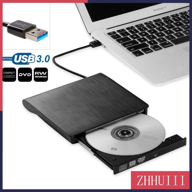 Đầu Đọc Đĩa Dvd Rw Cd Kết Nối Usb 3.0 5gbps Cho Laptop Pc